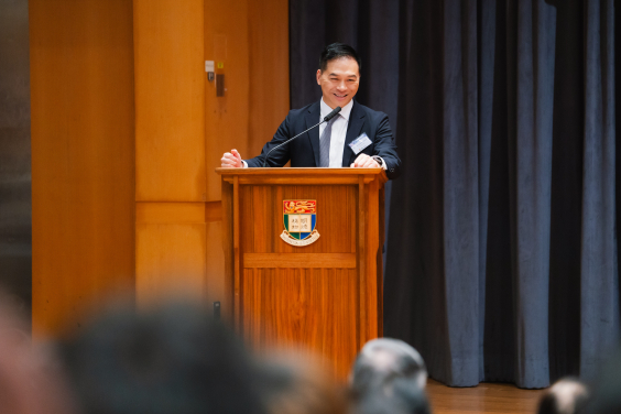 Professor Kelvin Yeung, Dean of Student Affairs of HKU, encourages students to embrace every opportunity to grow, unleash their full potential, and achieve even greater goals.